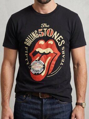 STONES 50TH YEARS VEGAS TEE (SMALL)